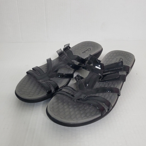 Clarks Privo Womens Slip On Sandals Size 11M Casual Comfy Summer Strappy - Picture 1 of 10
